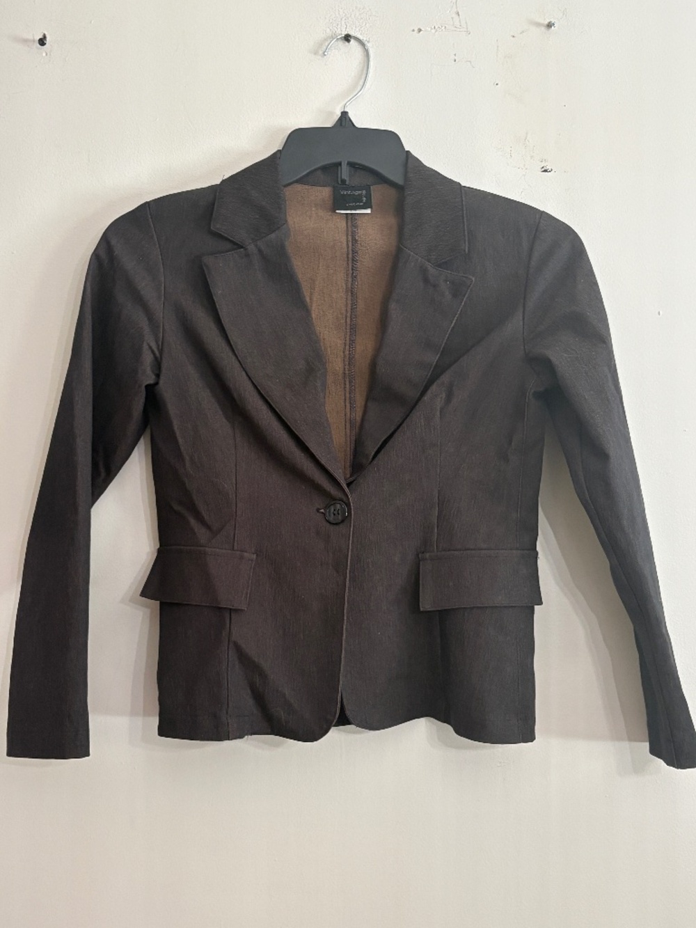 Vintage 1980s/90s VINTAGE STUDIO Ladies Lightweight blazer - Petite Size Small